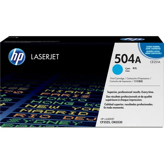 HP 504A CE251A Cyan Toner for Color LaserJet