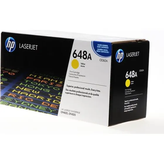 HP 648A CE262A Gul Tonerpatron, 11.000 sider