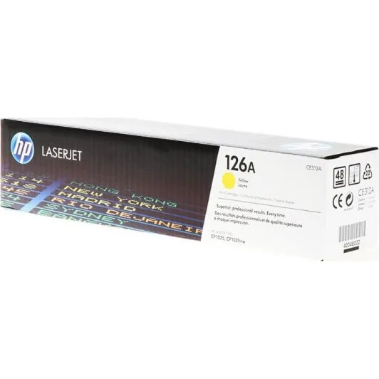 HP 126A Gul Toner (1.000 sider) for LaserJet Pro CP-Serie