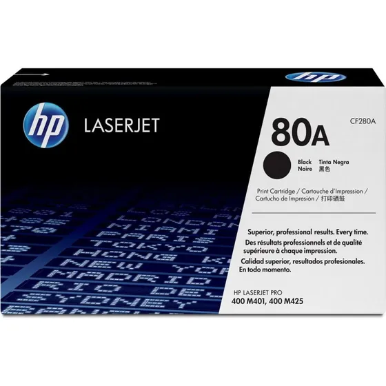 HP 80A CF280A Sort Tonerpatron Original