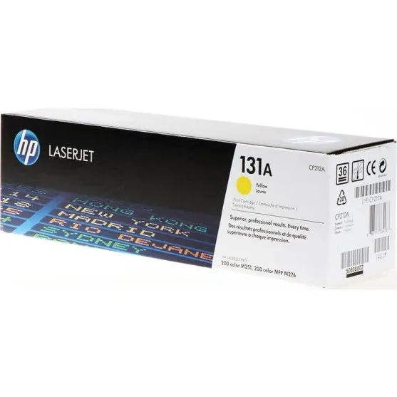 HP 131A CF212A Gul Toner – 1.800 sider, Original