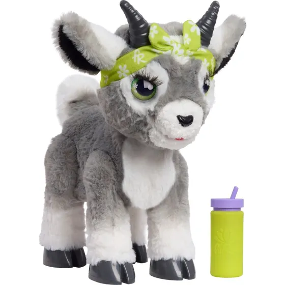 FurReal Daisy The Yoga Goat 29 cm, interaktiv bambusged med 60 lyde