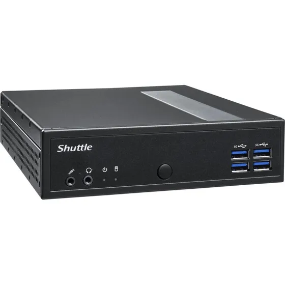 Shuttle XPC Slim DL30N Barebone Mini PC, Intel N100, Sort