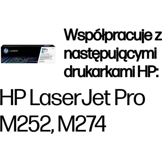 HP 201A Cyan Original Toner for LaserJet Pro M-Serie