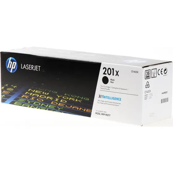 HP 201X CF400X Sort Høj Kapacitet Toner