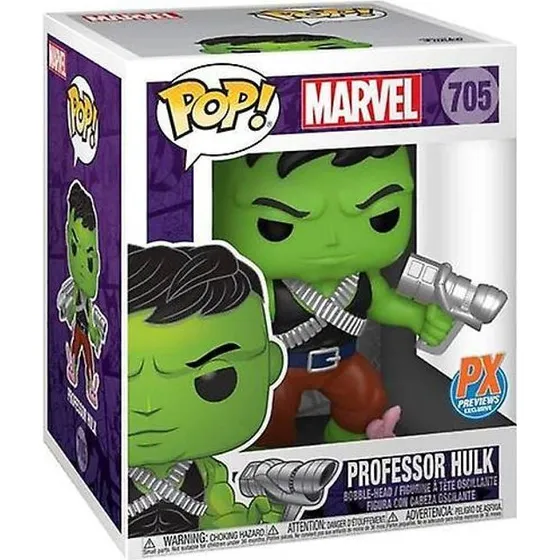 Funko Pop! Marvel Professor Hulk 6" Vinylfigur med pink kaninslippers