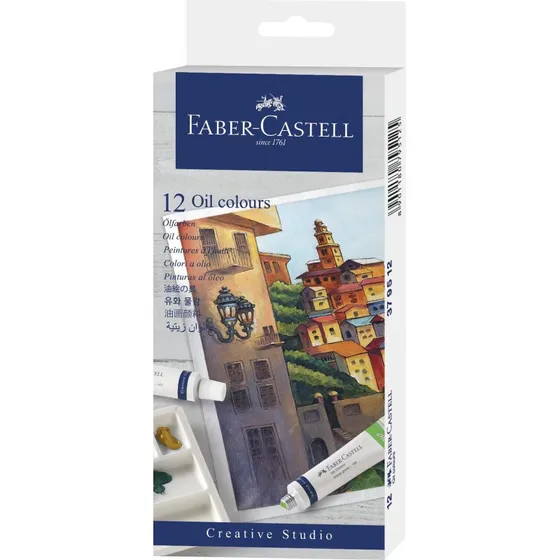 Faber-Castell Start Sæt Oliefarver 12x9ml