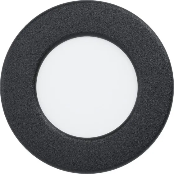 EGLO FUEVA 5 indbygget spot 86 mm, 2,7W, 3000K, sort