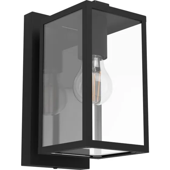 Eglo BUDRONE OUTDOOR WALL Sort/Klar 120x270mm