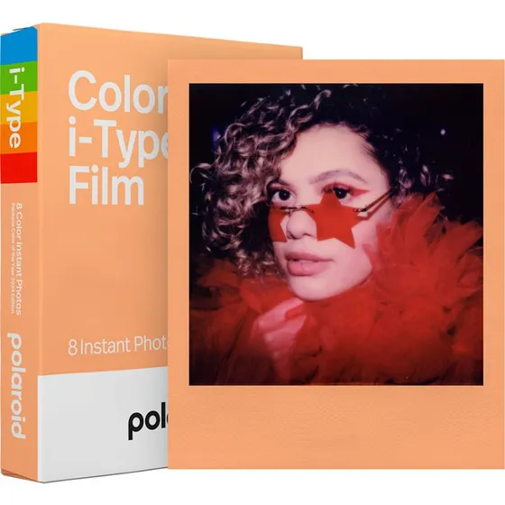Polaroid Color Film Fersken, ASA 640, 8 stk