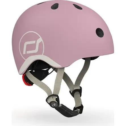 Scoot & Ride Børnehjelm XXS-S Wildberry med LED