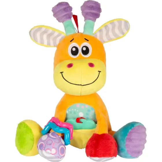 Playgro Aktivitets Giraf – Blød Tyggelegetøj med Lyd og Bidering