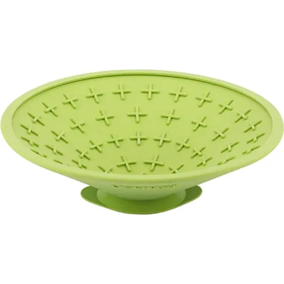 LickiMat Splash Green 19cm - Slikkemåtte med sugekop