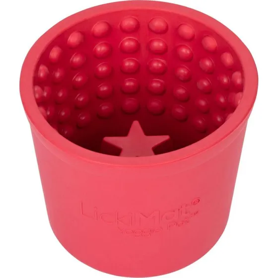 Yoggie Pot Pink Lickimat - Hundefeeder i gummi