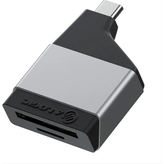 Alogic Ultra Mini USB-C til SD/microSD, Grå