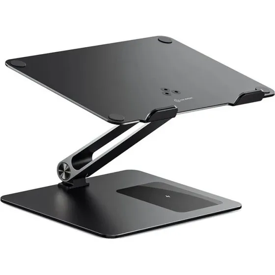 ALOGIC Elite Power Laptop Stand med Trådløs Oplader, Sort