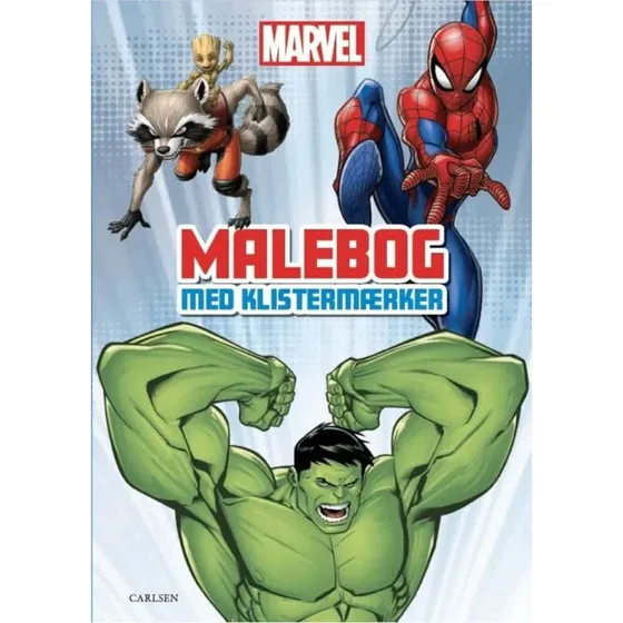 Carlsen Marvel Malebog med Klistermærker