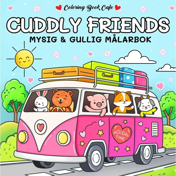 Coco Wyo Cozy Friends Malebog – 26 sider, PDF, 3+ år