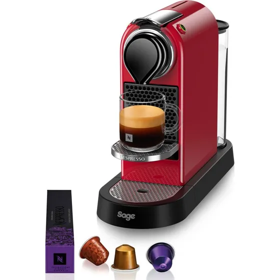 Nespresso by Sage SEC 630 CitiZ Kapselmaskine, Rød