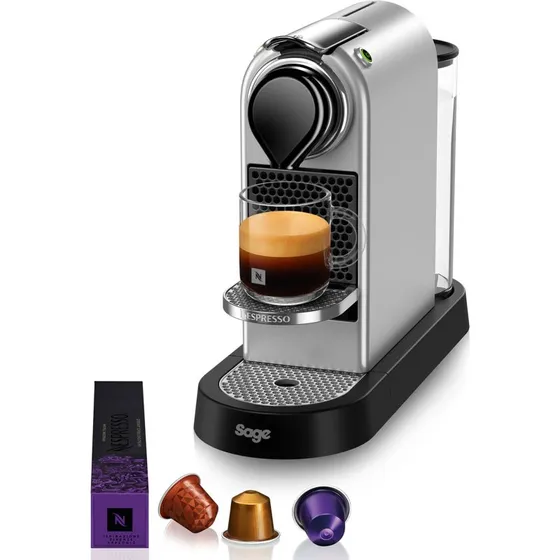 Nespresso by Sage CitiZ Kapselmaskine, Sølv