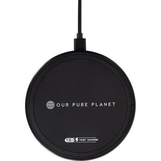 Pure Planet 15W Trådløs Opladningspude, Sort