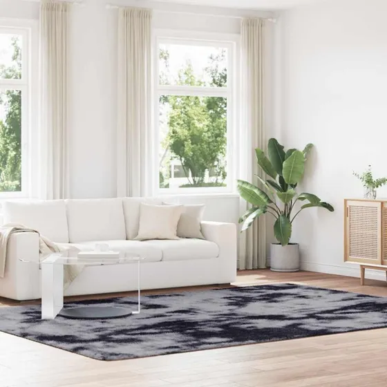 vidaXL Navarra Shaggy Gulvtæppe 240x340 cm Mørkegrå