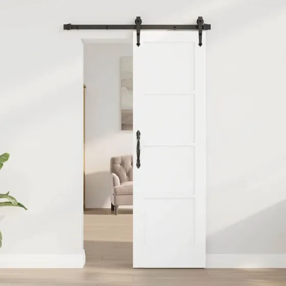 vidaXL ORKDAL Hvid Indvendig Dør 61 x 198,5 cm Krydsfinér