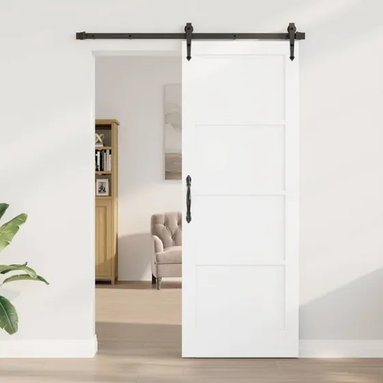 vidaXL ORKDAL Hvid Indvendig Dør 78 x 211 cm Krydsfinér