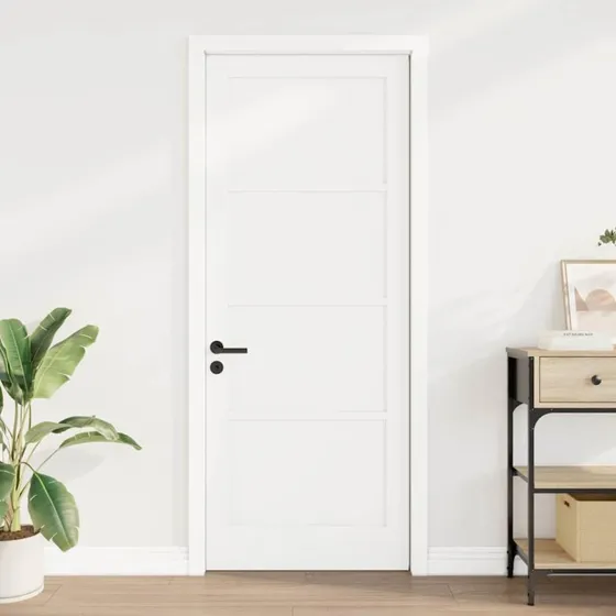 vidaXL ORKDAL Hvid Indvendig Dør 83 x 211 cm Krydsfinér