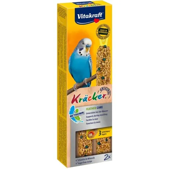 Vitakraft Kräcker Feather Care frøstænger til undulater – 10 stk