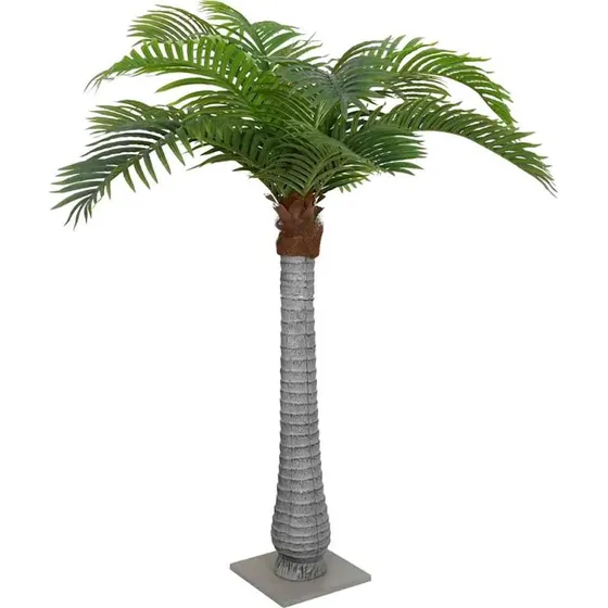 vidaXL Kunstig palme 15 blade 200 cm grøn