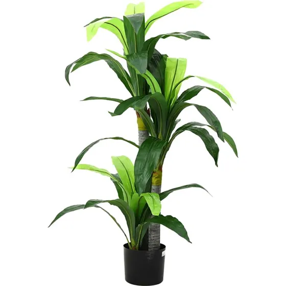 vidaXL Kunstigt Dracaena Træ 36 Blade 120 cm Grøn