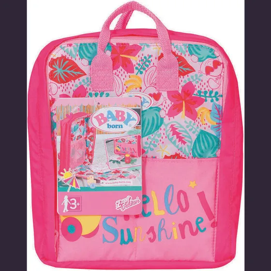 BABY born Ferie Puslerygsæk (junglemønster)