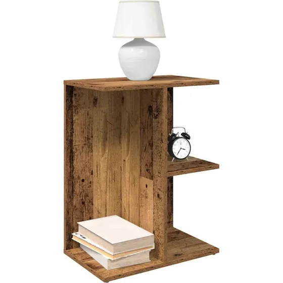 vidaXL Sengeborde 2 stk. 46,5x29x61 cm konstrueret træ, antikt træ