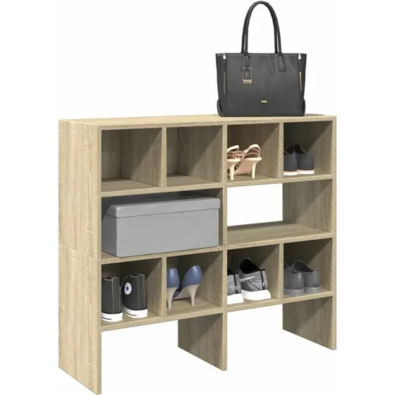 vidaXL Skostativer Stabelbare 2 Stk. 89,5x30x40 cm Sonoma-eg