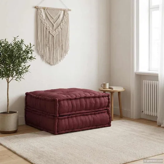 vidaXL modulær sofaenhed 70x70x36 brunrød
