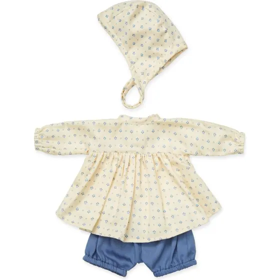 Cam Cam Copenhagen Capri dukketøj sæt 38-45 cm, blå/hvid