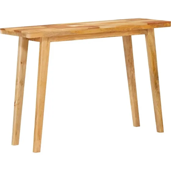 vidaXL Spisebord Naturfarvet 100 x 35 x 75 cm Massivt Mangotræ