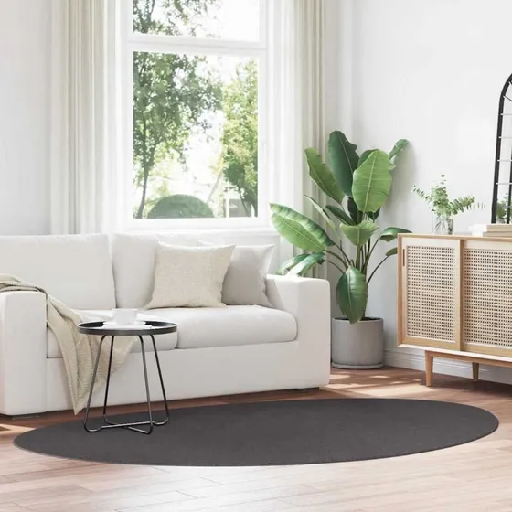 vidaXL HUARTE Antracit 160 x 230 cm Tæppe, Polyester