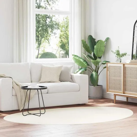 vidaXL HUARTE Creme Tæppe 140 x 200 cm Polyester