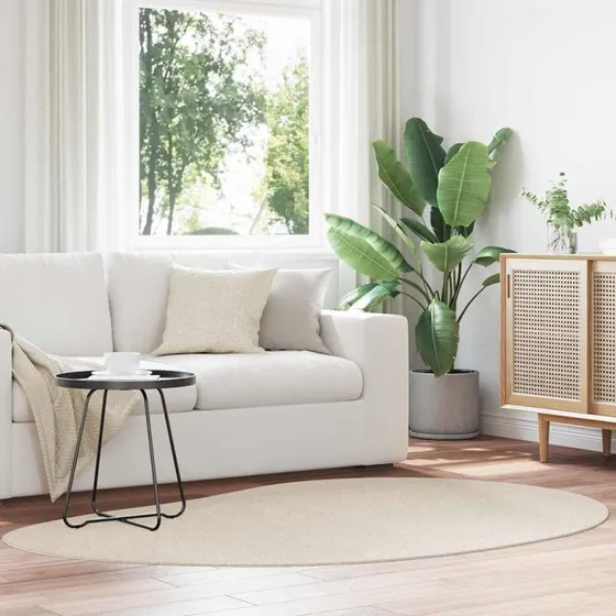 vidaXL HUARTE Beige Tæppe 140 x 200 cm Polyester