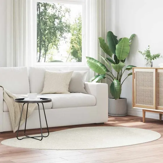 vidaXL HUARTE Creme Tæppe 140 x 200 cm Polyester