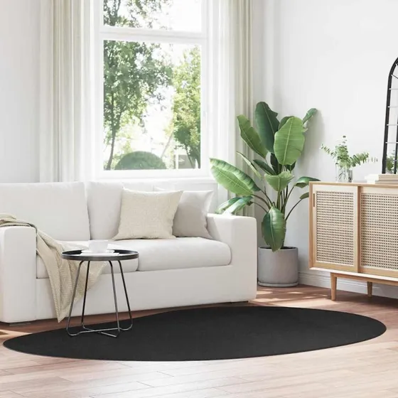 vidaXL Huarte Sort 160 x 230 cm Tæppe i Polyester