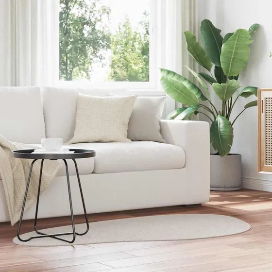 vidaXL HUARTE Sandfarvet Tæppe 80 x 150 cm Polyester