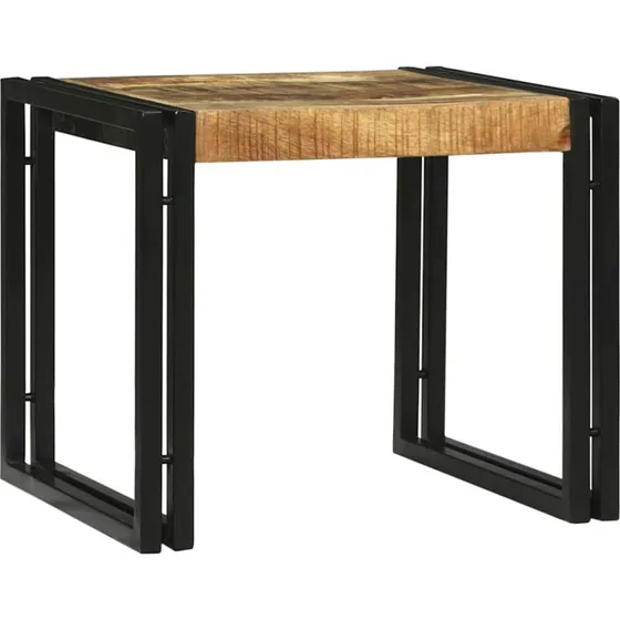 vidaXL 2 stk Sofabord Brun 48 x 40 x 40 cm Massivt mangotræ