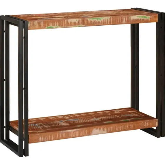 vidaXL Konsolbord 90 x 33 x 75 cm Flerfarvet Genbrugs Træ
