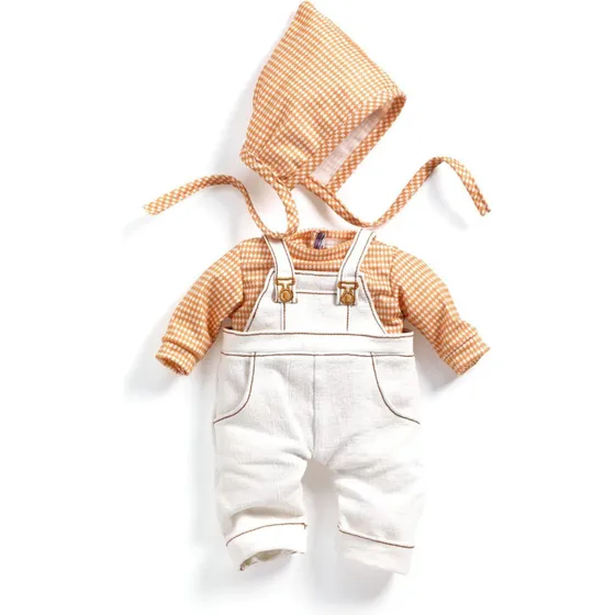 Djeco Pomea dukketøj - Overalls sæt, Cannelle