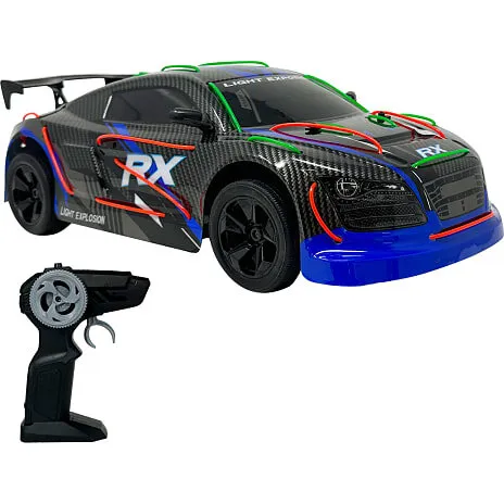 Car Mania fjernstyret racerbil med lys (fra 3 år)