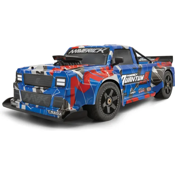 Maverick MV150311 QuantumR Flux 4S 1/8 4WD Muscle Car (Blå/Rød)