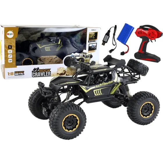 RC Rock Crawler 1:8 2.4GHz – 51 cm, sort